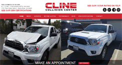 Desktop Screenshot of clinecollisioncenter.com